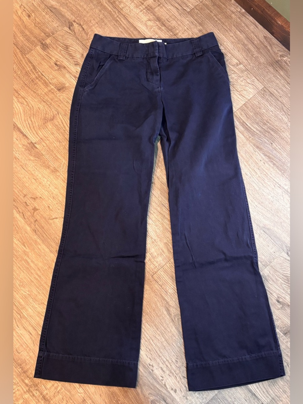 J.Crew Women’s Size 2 Regular Navy Blue Classic Twill Chino Pants